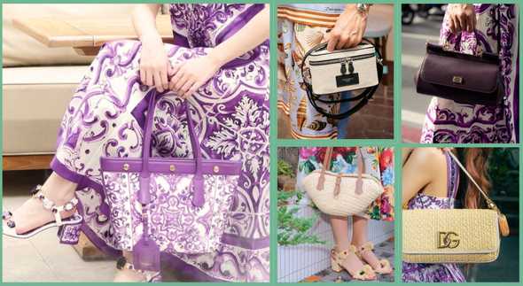 From raffia arm candy to Majolica power totes